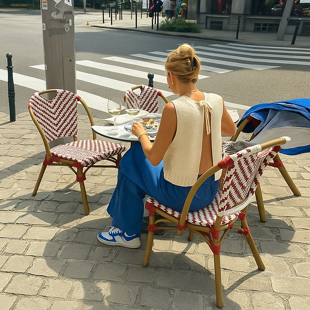 Breezy Crop Top | Open Back Design, Soft Knitted for Women